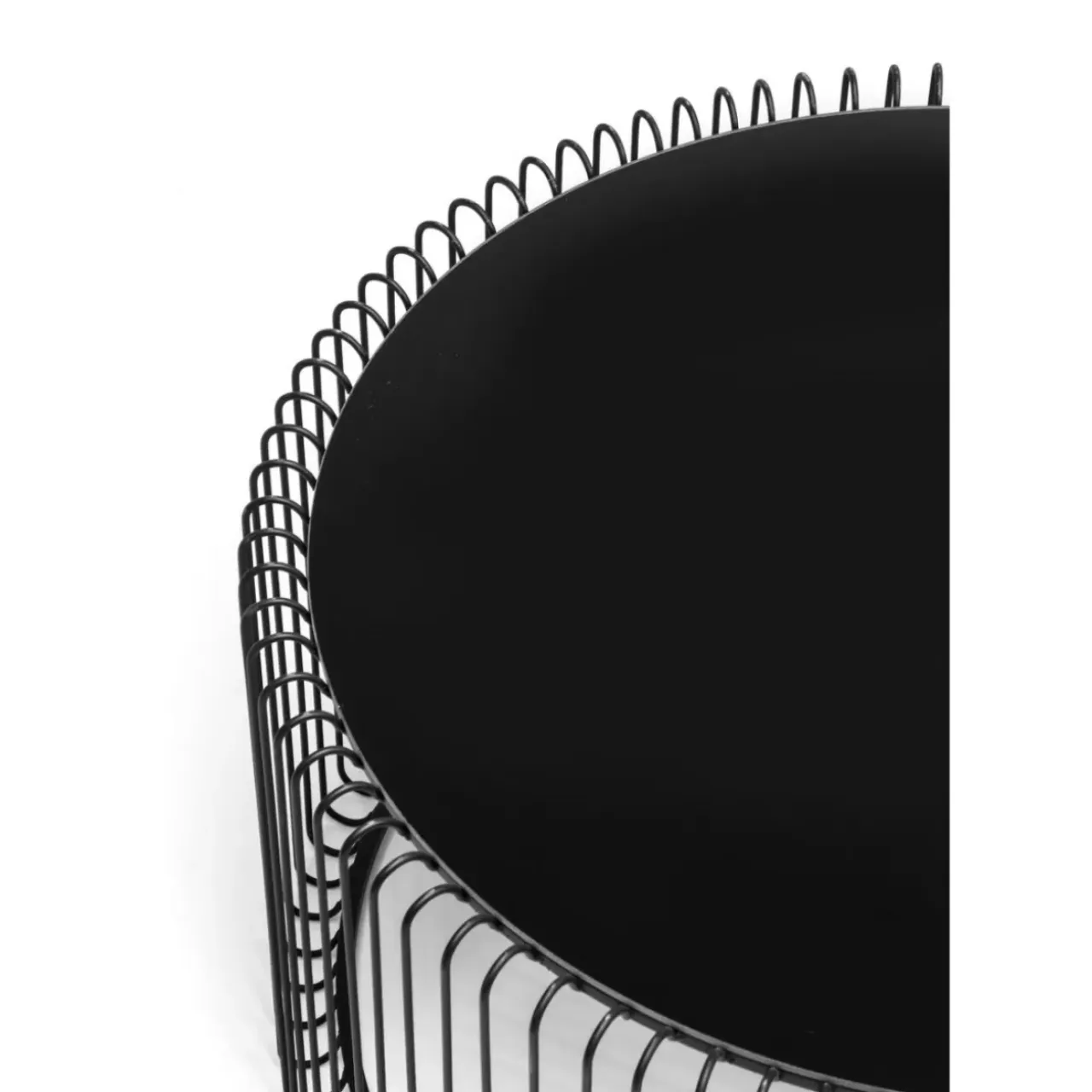 Tische-KARE Design Couchtisch Wire Black (2/Set)
