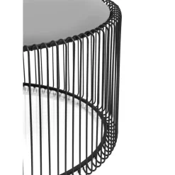Tische-KARE Design Couchtisch Wire Black (2/Set)