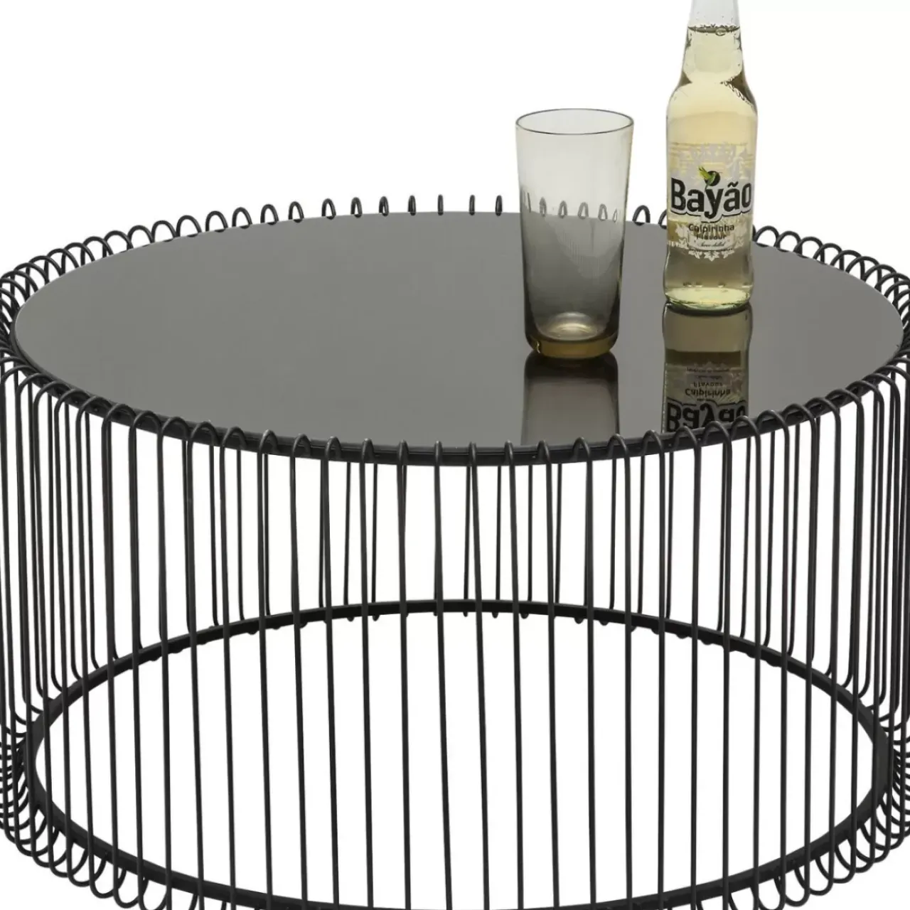 Tische-KARE Design Couchtisch Wire Black (2/Set)