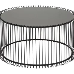 Tische-KARE Design Couchtisch Wire Black (2/Set)