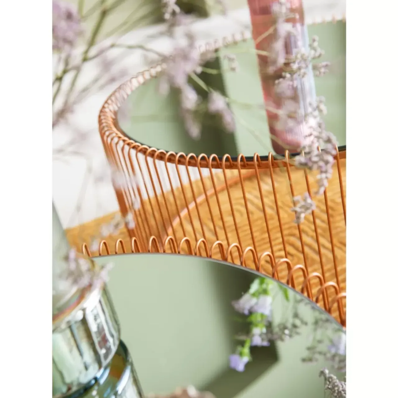 Tische-KARE Design Couchtisch Wire Copper (2/Set)