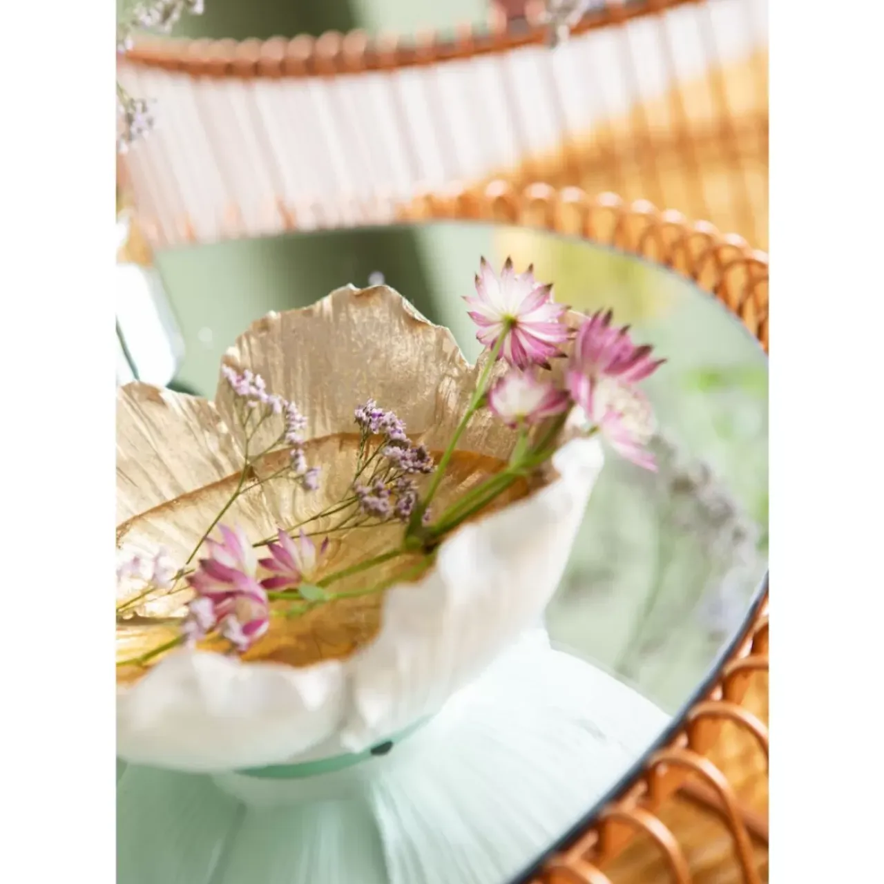 Tische-KARE Design Couchtisch Wire Copper (2/Set)
