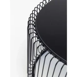 Tische-KARE Design Couchtisch Wire Uno Schwarz 60X90Cm