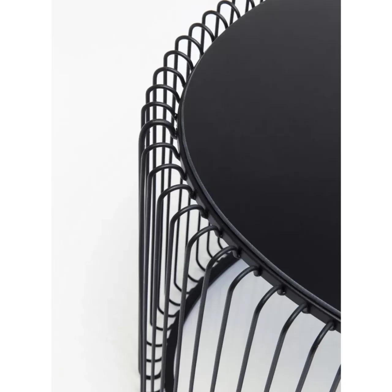 Tische-KARE Design Couchtisch Wire Uno Schwarz 60X90Cm