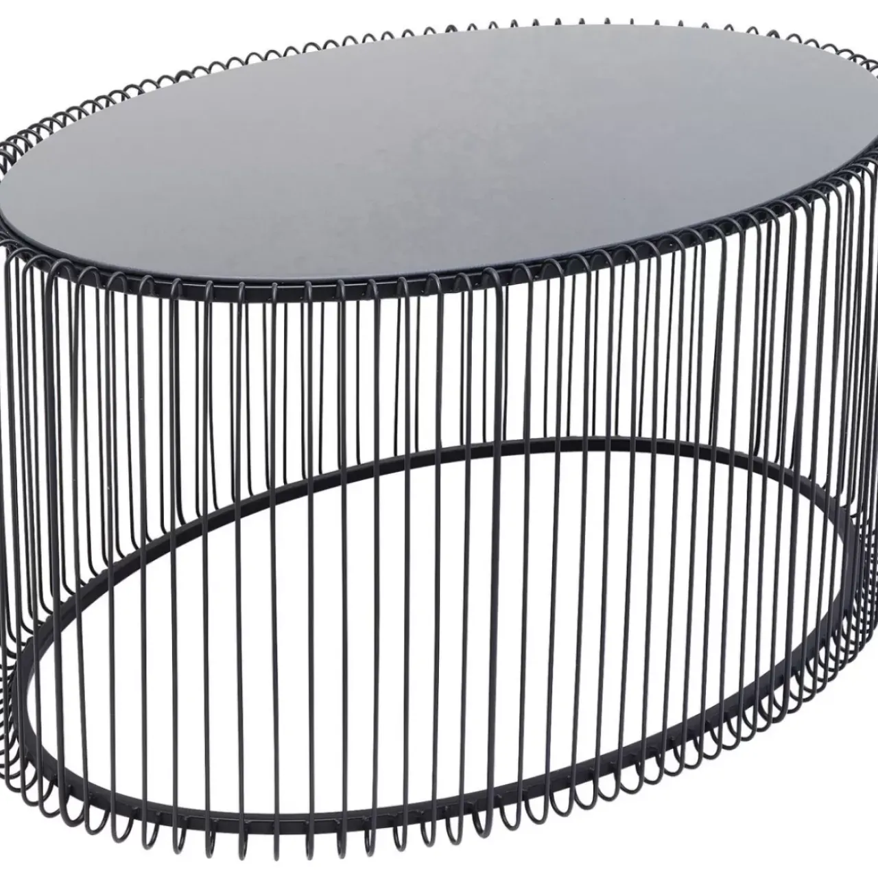 Tische-KARE Design Couchtisch Wire Uno Schwarz 60X90Cm