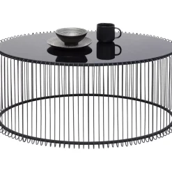 Tische-KARE Design Couchtisch Wire Uno Schwarz 60X90Cm