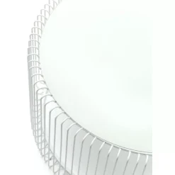 Tische-KARE Design Couchtisch Wire White (2/Set)