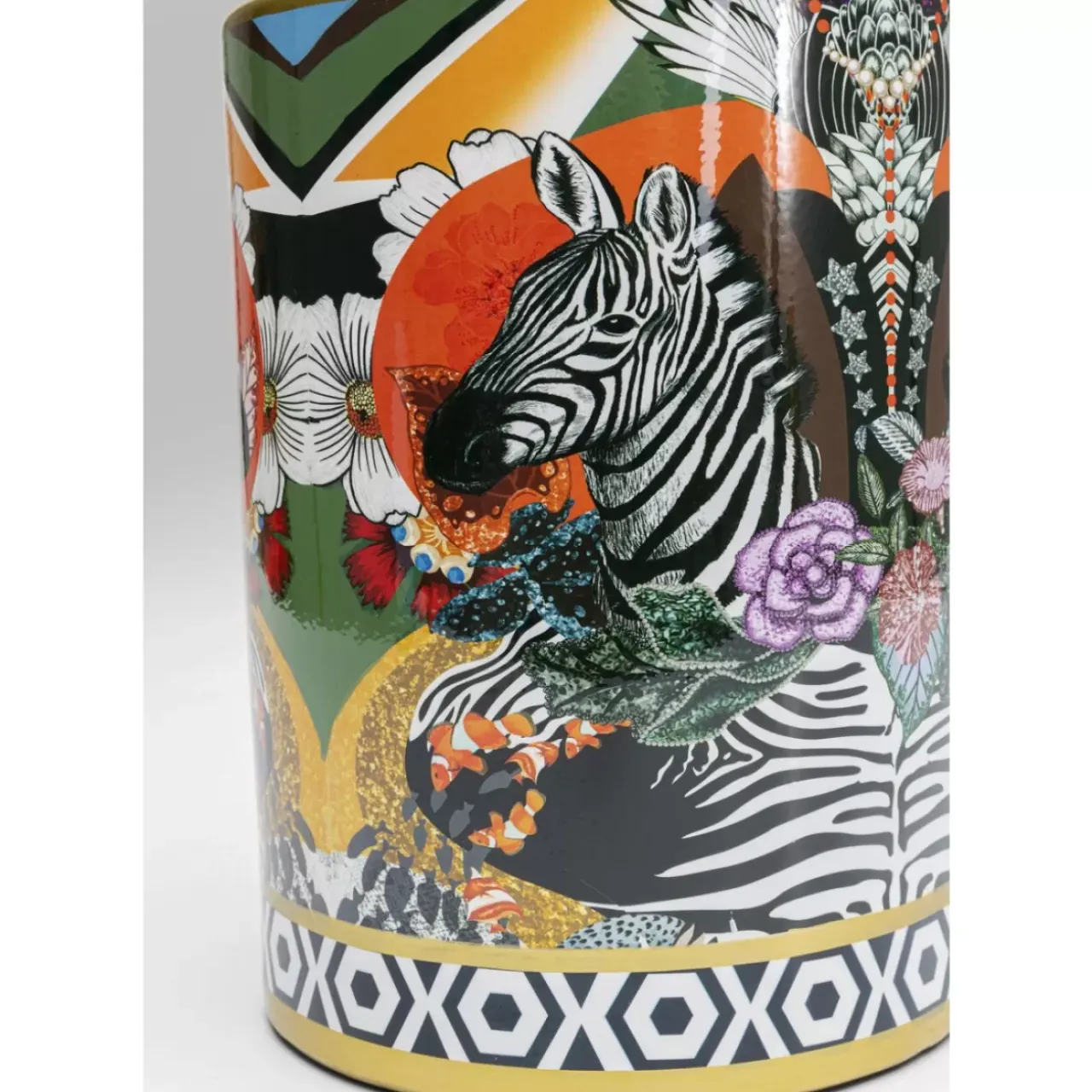 Deko & Geschenkartikel-KARE Design Deko Dose Zebra Duo 30Cm