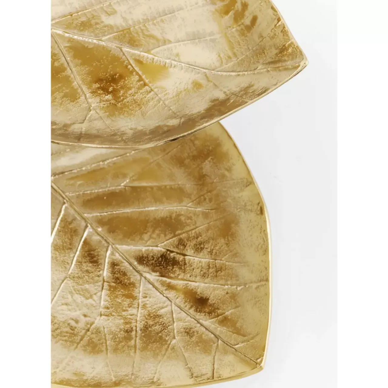 Geschirr & Tischaccessoires-KARE Design Deko Etagere Leaf Gold