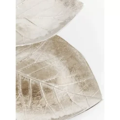 Geschirr & Tischaccessoires-KARE Design Deko Etagere Leaf Silber