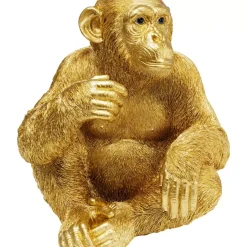 Deko & Geschenkartikel-KARE Design Deko Figur Baby Ape Gold 53