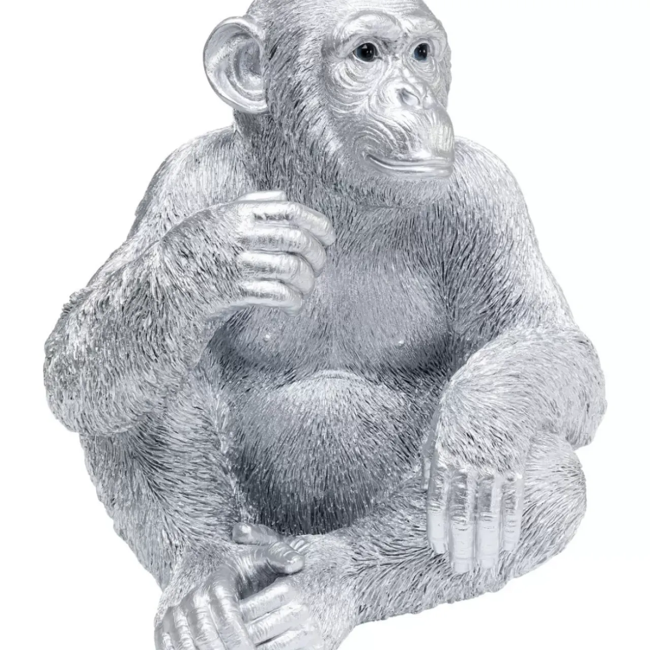 Deko & Geschenkartikel-KARE Design Deko Figur Baby Ape Silber 53