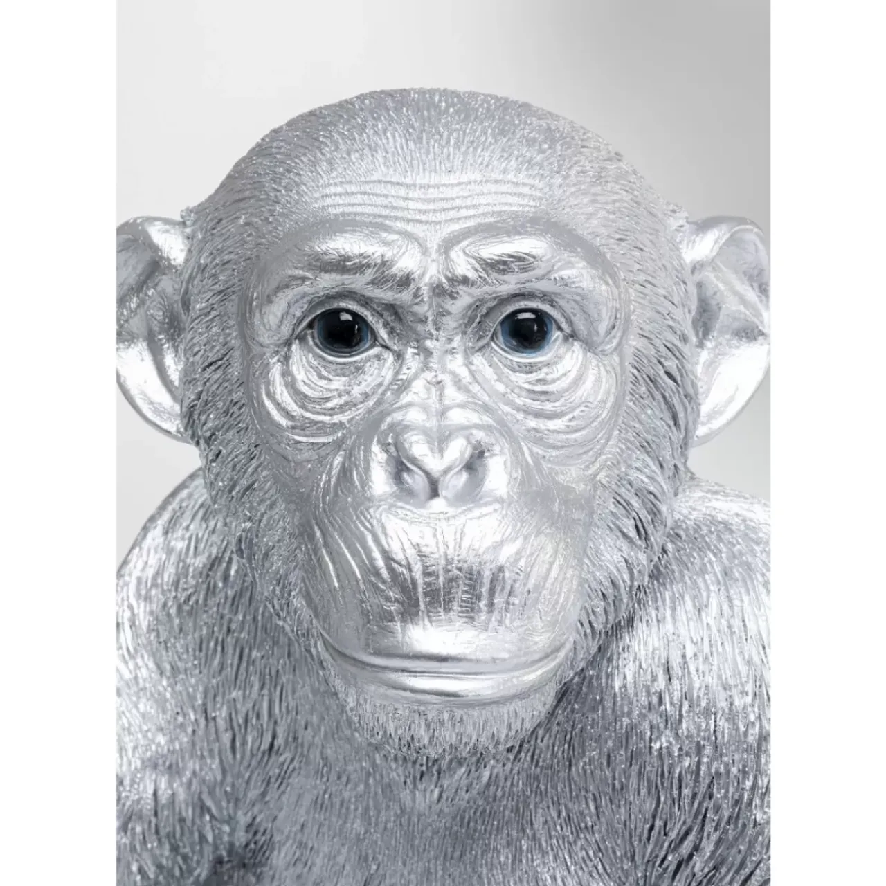 Deko & Geschenkartikel-KARE Design Deko Figur Baby Ape Silber 53