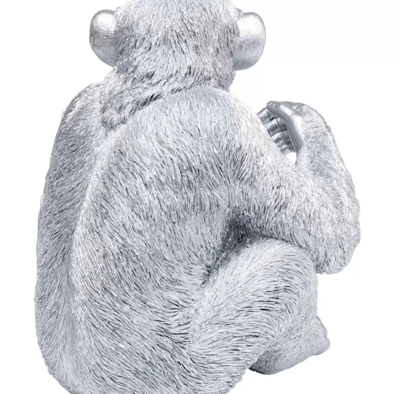 Deko & Geschenkartikel-KARE Design Deko Figur Baby Ape Silber 53
