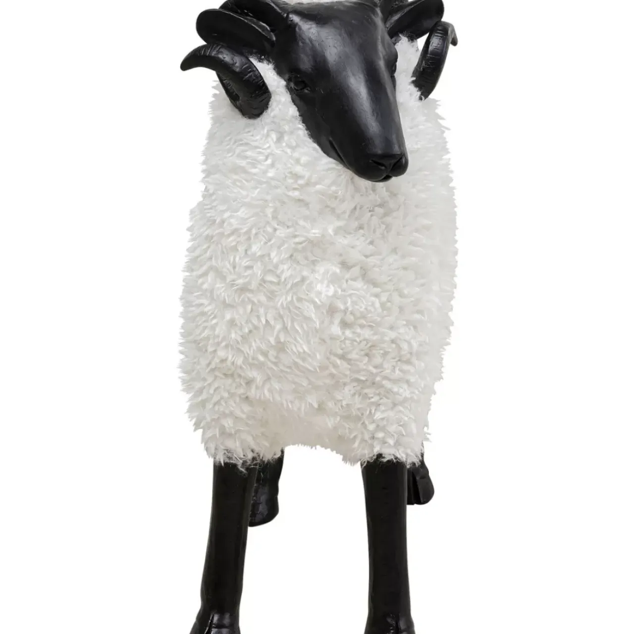Deko & Geschenkartikel-KARE Design Deko Figur Bathilde Ram Weis 78Cm
