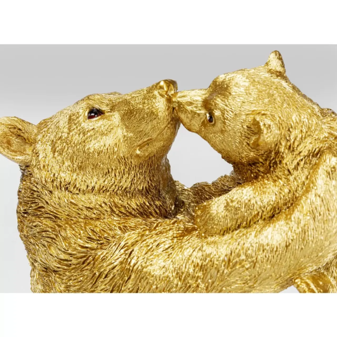Deko & Geschenkartikel-KARE Design Deko Figur Bear Lucky Mom Gold 27Cm