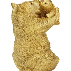 Deko & Geschenkartikel-KARE Design Deko Figur Bear Lucky Mom Gold 27Cm