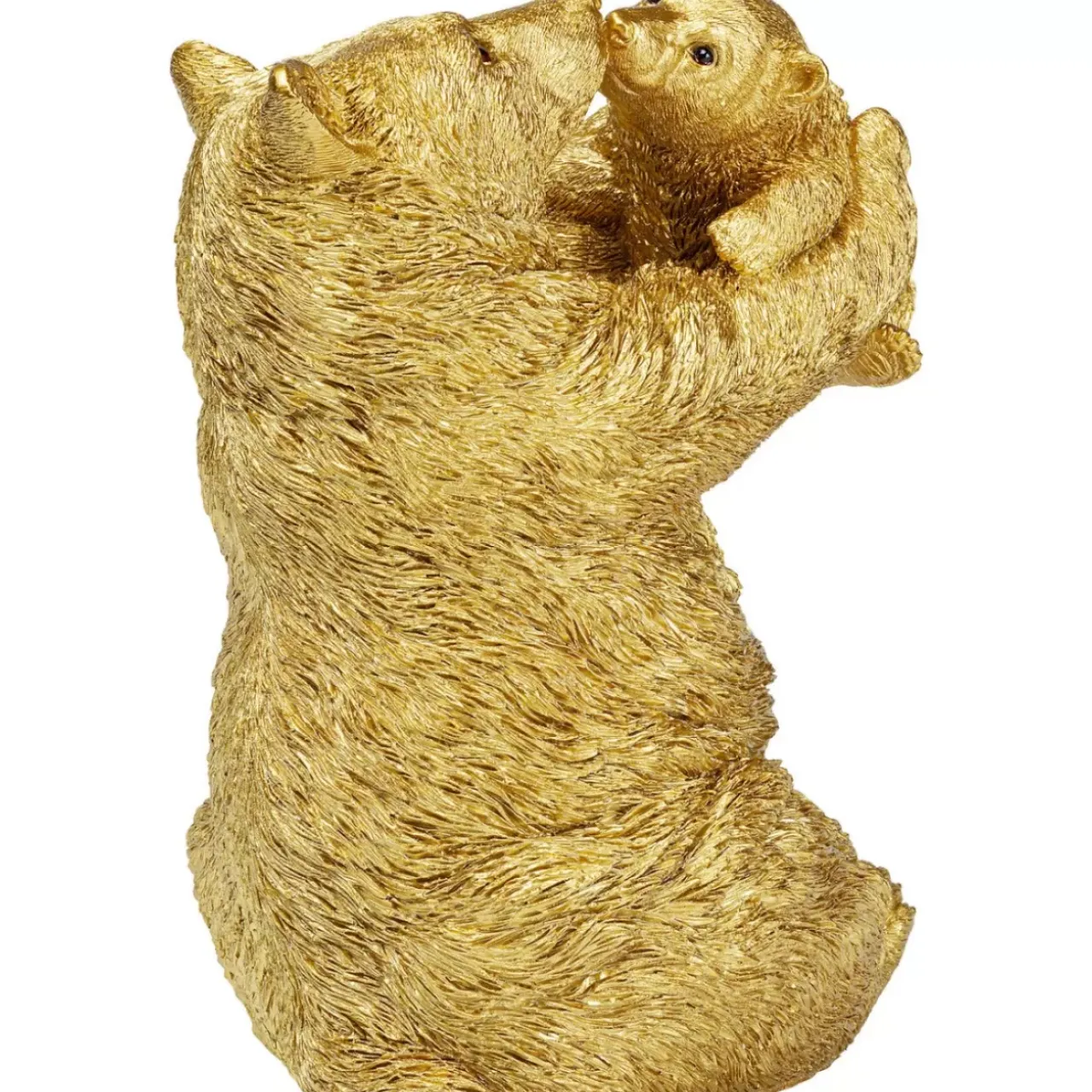 Deko & Geschenkartikel-KARE Design Deko Figur Bear Lucky Mom Gold 27Cm