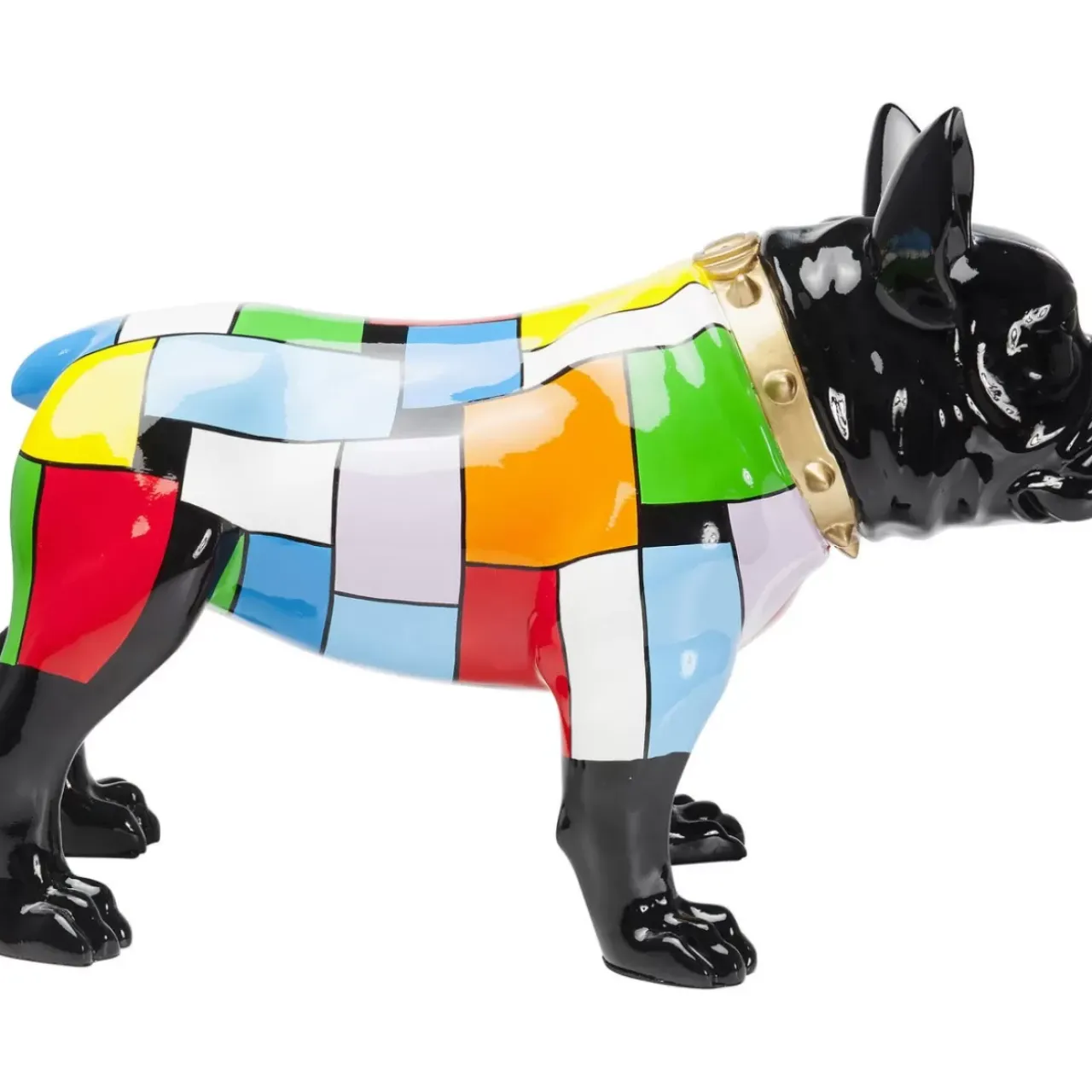 Deko & Geschenkartikel-KARE Design Deko Figur Bulldog Colore