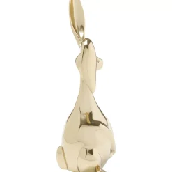 Deko & Geschenkartikel-KARE Design Deko Figur Bunny Gold 52Cm