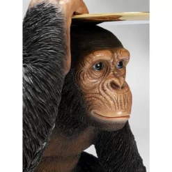 Deko & Geschenkartikel-KARE Design Deko Figur Butler Playing Chimp Schwarz 52Cm