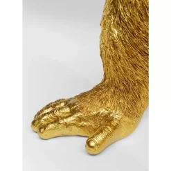 Deko & Geschenkartikel-KARE Design Deko Figur Butler Playing Chimp Gold 52Cm