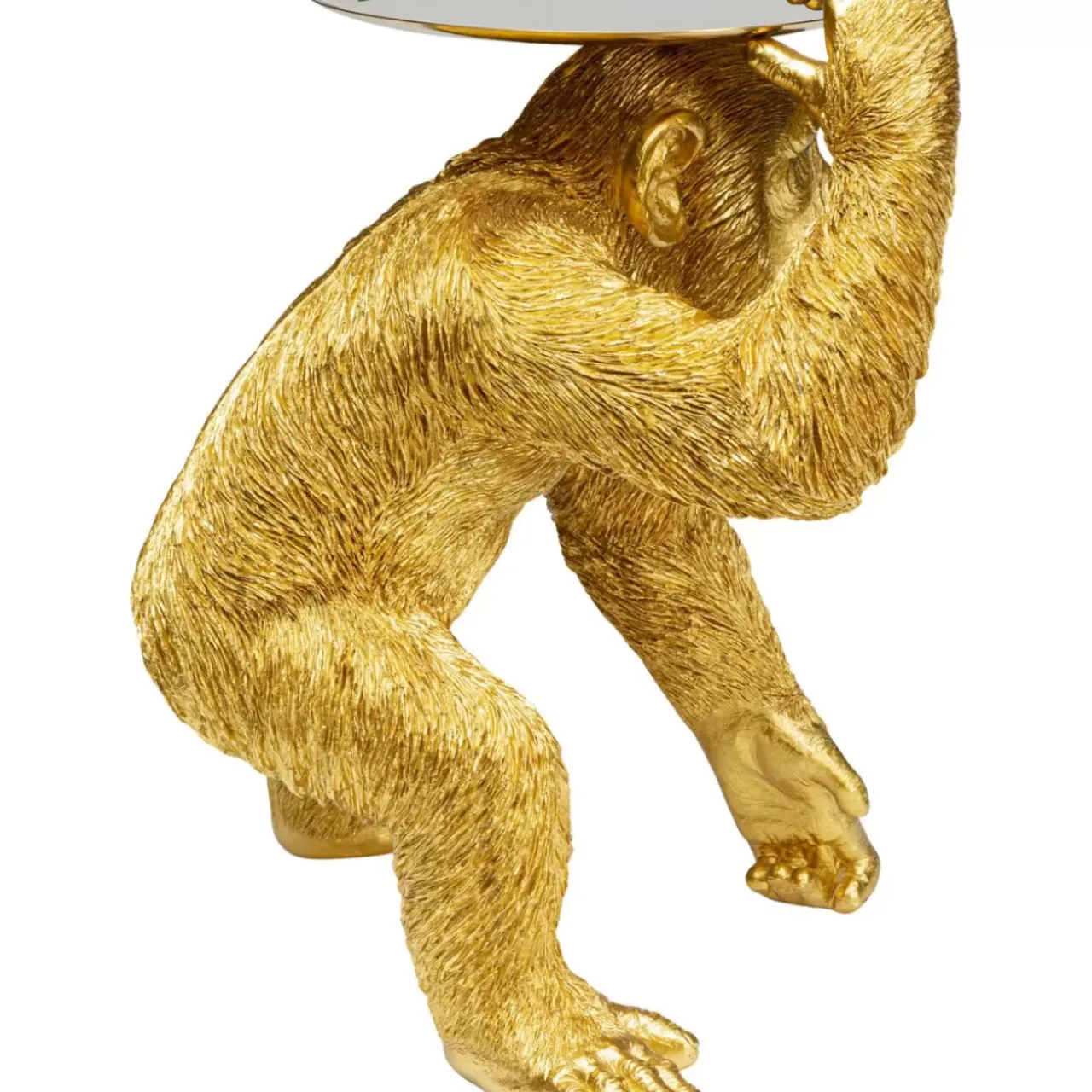 Deko & Geschenkartikel-KARE Design Deko Figur Butler Playing Chimp Gold 52Cm