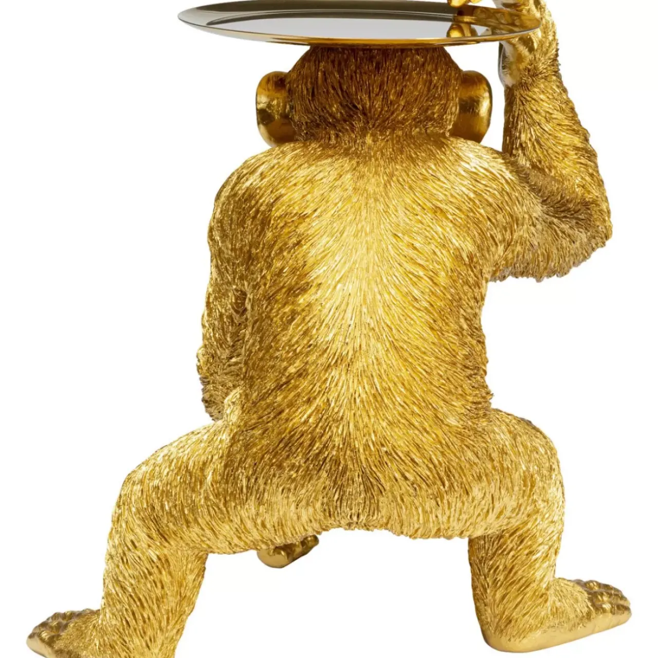 Deko & Geschenkartikel-KARE Design Deko Figur Butler Playing Chimp Gold 52Cm