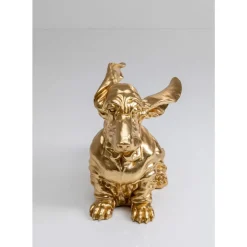 Deko & Geschenkartikel-KARE Design Deko Figur Coiffed Dog Gold 52Cm
