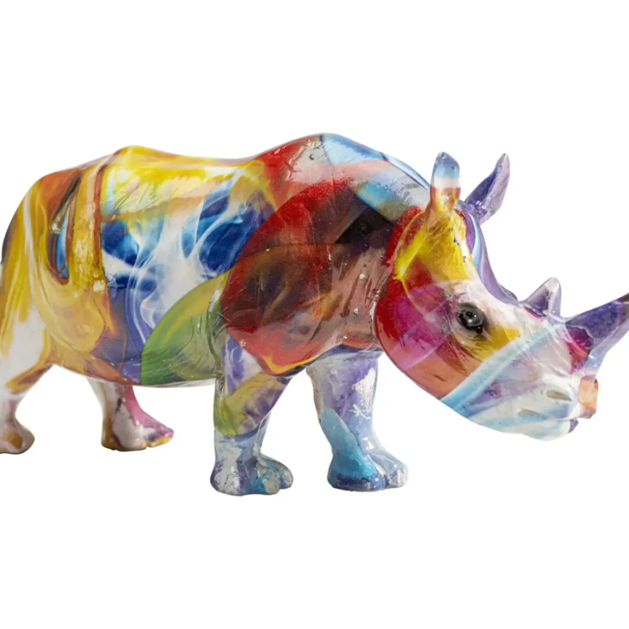 Deko & Geschenkartikel-KARE Design Deko Figur Colored Rhino