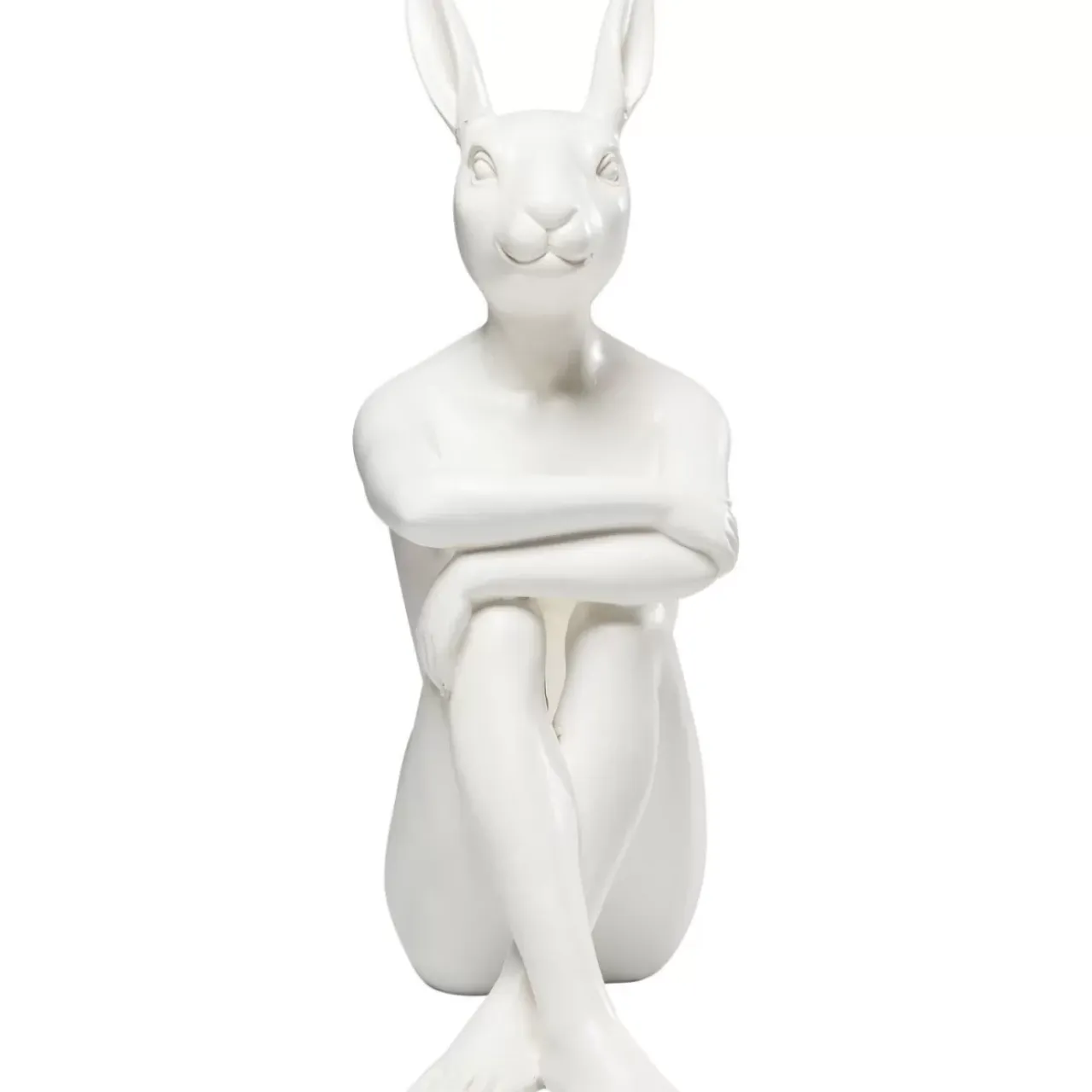 Deko & Geschenkartikel-KARE Design Deko Figur Gangster Rabbit Weis