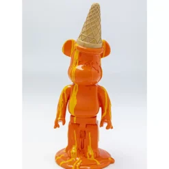 Deko & Geschenkartikel-KARE Design Deko Figur Gelato Bear Orange 40Cm