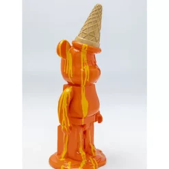Deko & Geschenkartikel-KARE Design Deko Figur Gelato Bear Orange 40Cm
