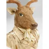 Deko & Geschenkartikel-KARE Design Deko Figur Gentleman Deer 32Cm