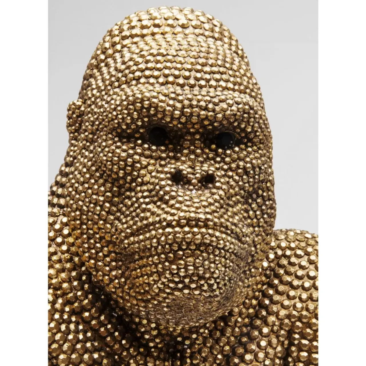 Deko & Geschenkartikel-KARE Design Deko Figur Gorilla Gold 80Cm