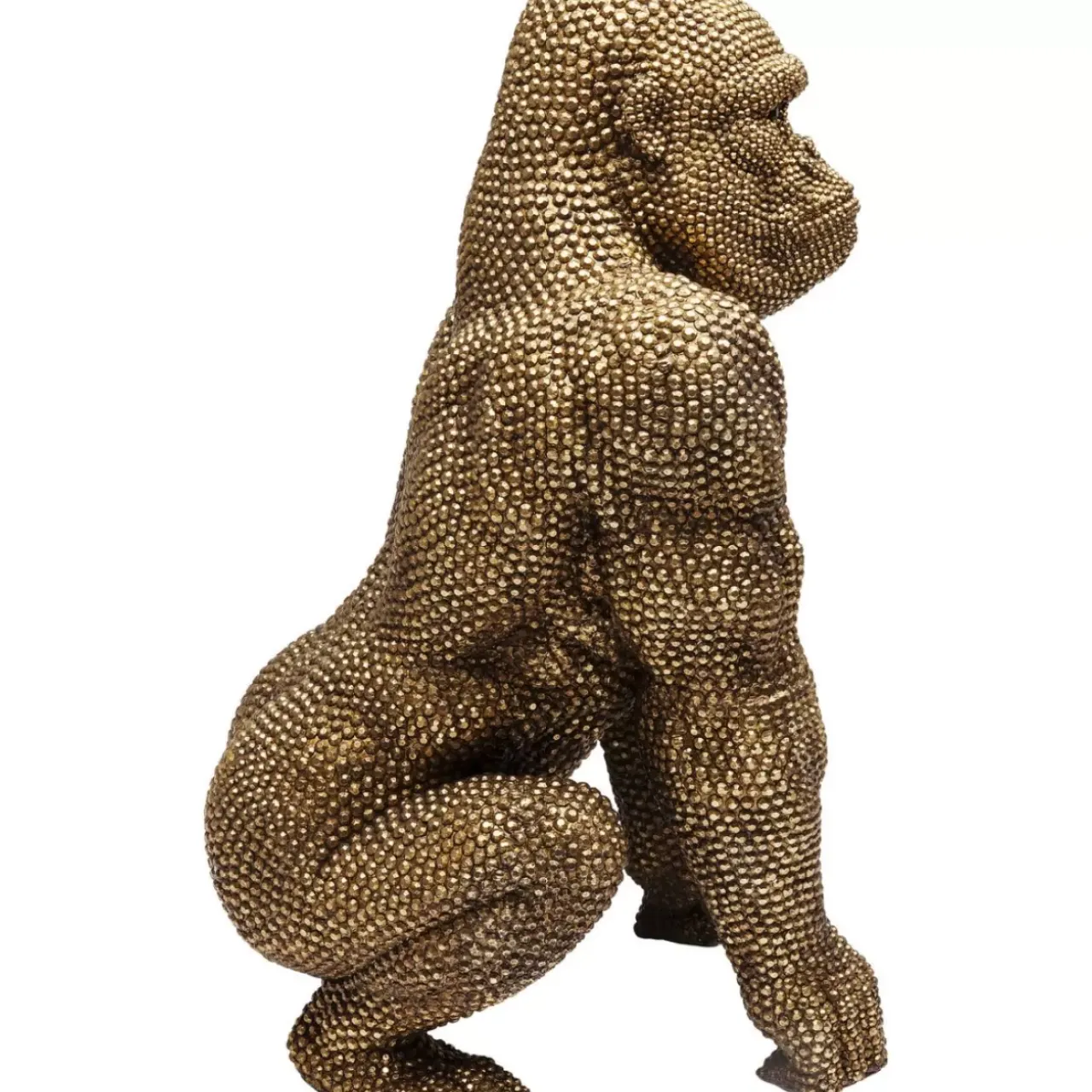 Deko & Geschenkartikel-KARE Design Deko Figur Gorilla Gold 80Cm