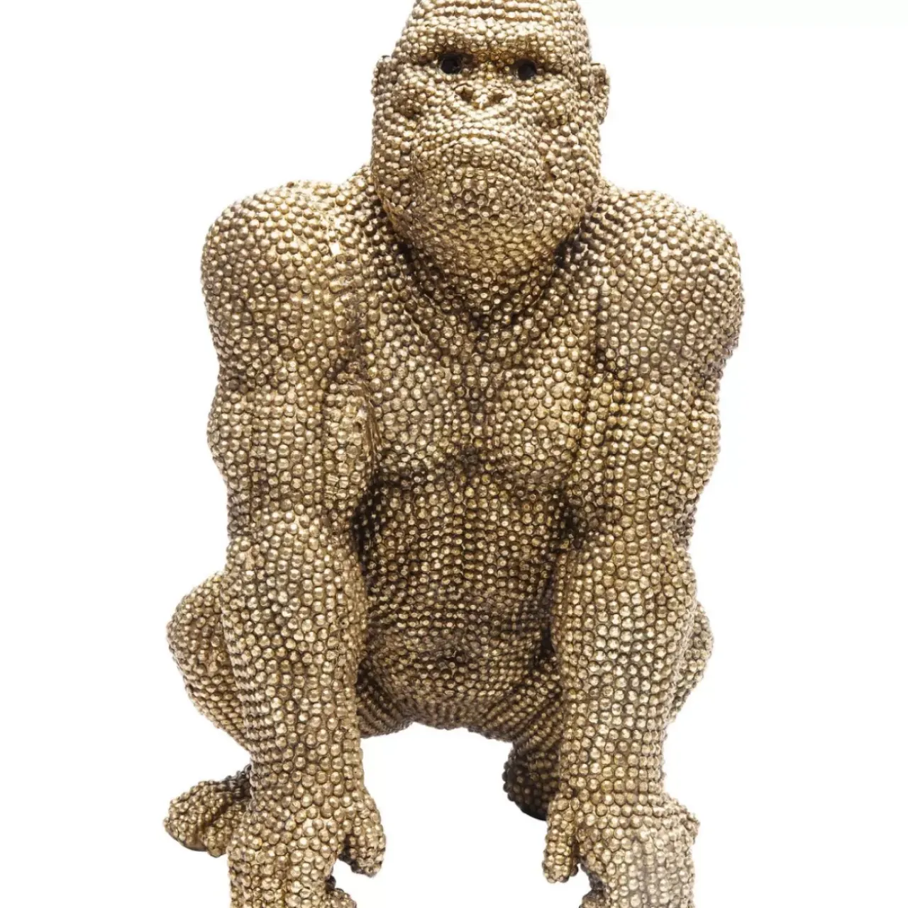 Deko & Geschenkartikel-KARE Design Deko Figur Gorilla Gold 46Cm