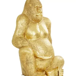 Deko & Geschenkartikel-KARE Design Deko Figur Gorilla Gold Xxl 249