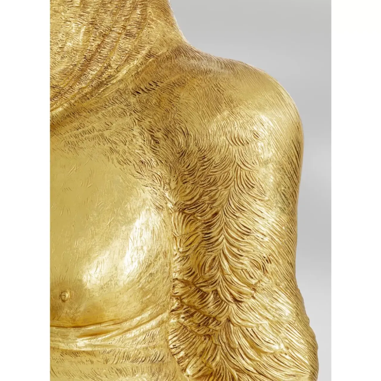 Deko & Geschenkartikel-KARE Design Deko Figur Gorilla Gold Xl 180