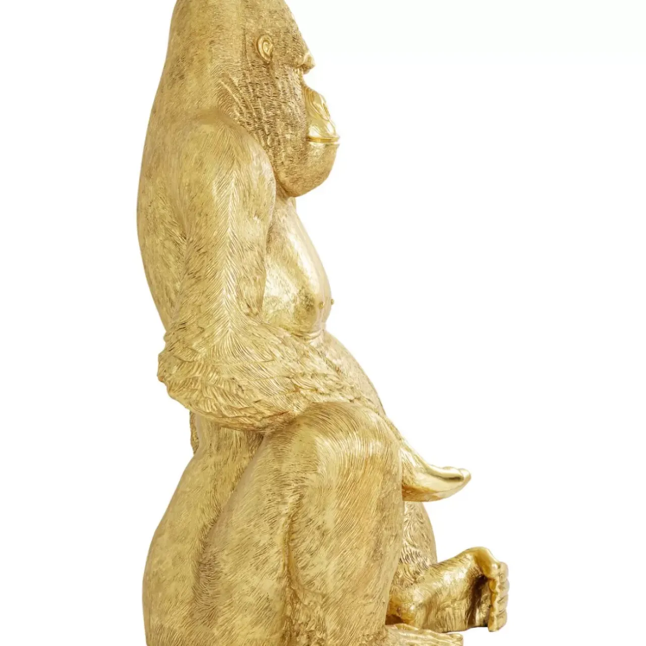 Deko & Geschenkartikel-KARE Design Deko Figur Gorilla Gold Xl 180
