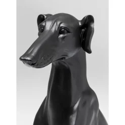 Deko & Geschenkartikel-KARE Design Deko Figur Greyhound Bruno Schwarz Matt 80Cm