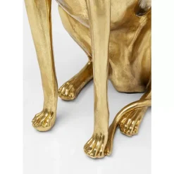 Deko & Geschenkartikel-KARE Design Deko Figur Greyhound Bruno Gold 80Cm