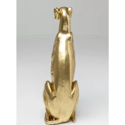 Deko & Geschenkartikel-KARE Design Deko Figur Greyhound Bruno Gold 80Cm