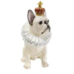 Deko & Geschenkartikel-KARE Design Deko Figur King Dog Weis 33Cm