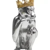 Deko & Geschenkartikel-KARE Design Deko Figur King Lui Silber 35