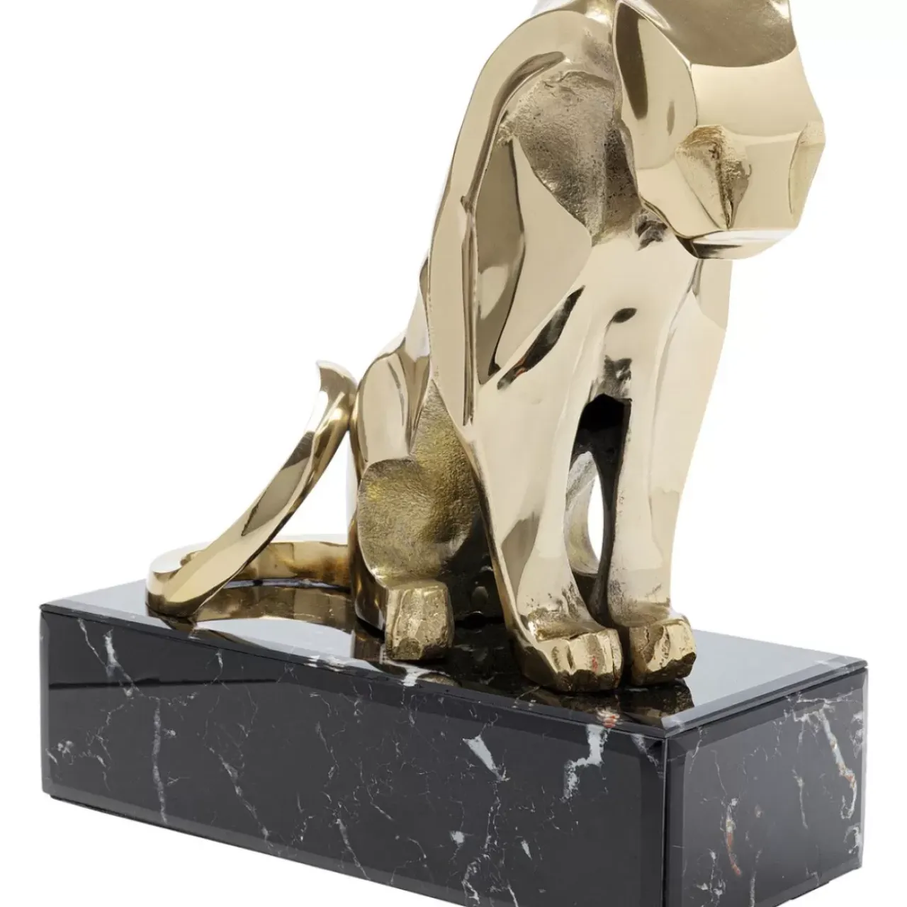 Deko & Geschenkartikel-KARE Design Deko Figur Lion On Marble 34Cm