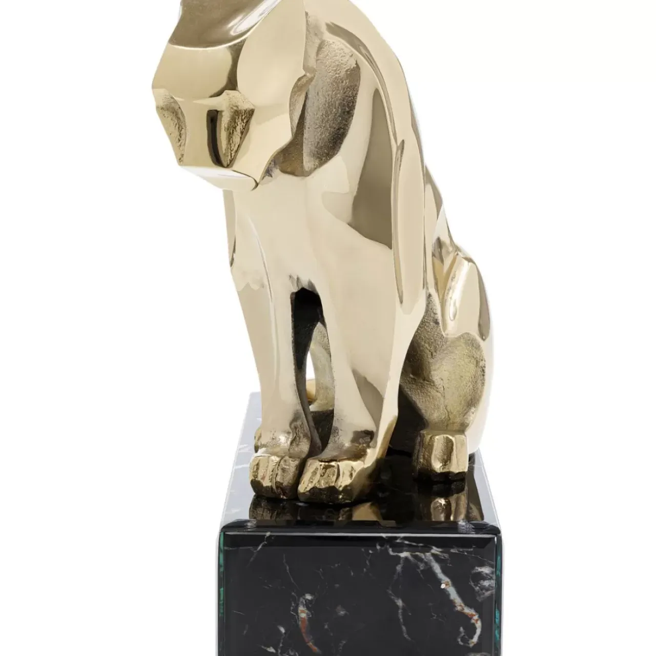 Deko & Geschenkartikel-KARE Design Deko Figur Lion On Marble 34Cm