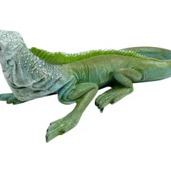 Deko & Geschenkartikel-KARE Design Deko Figur Lizard Grun 35Cm