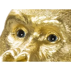 Deko & Geschenkartikel-KARE Design Deko Figur Monkey Gorilla Side Medium Gold