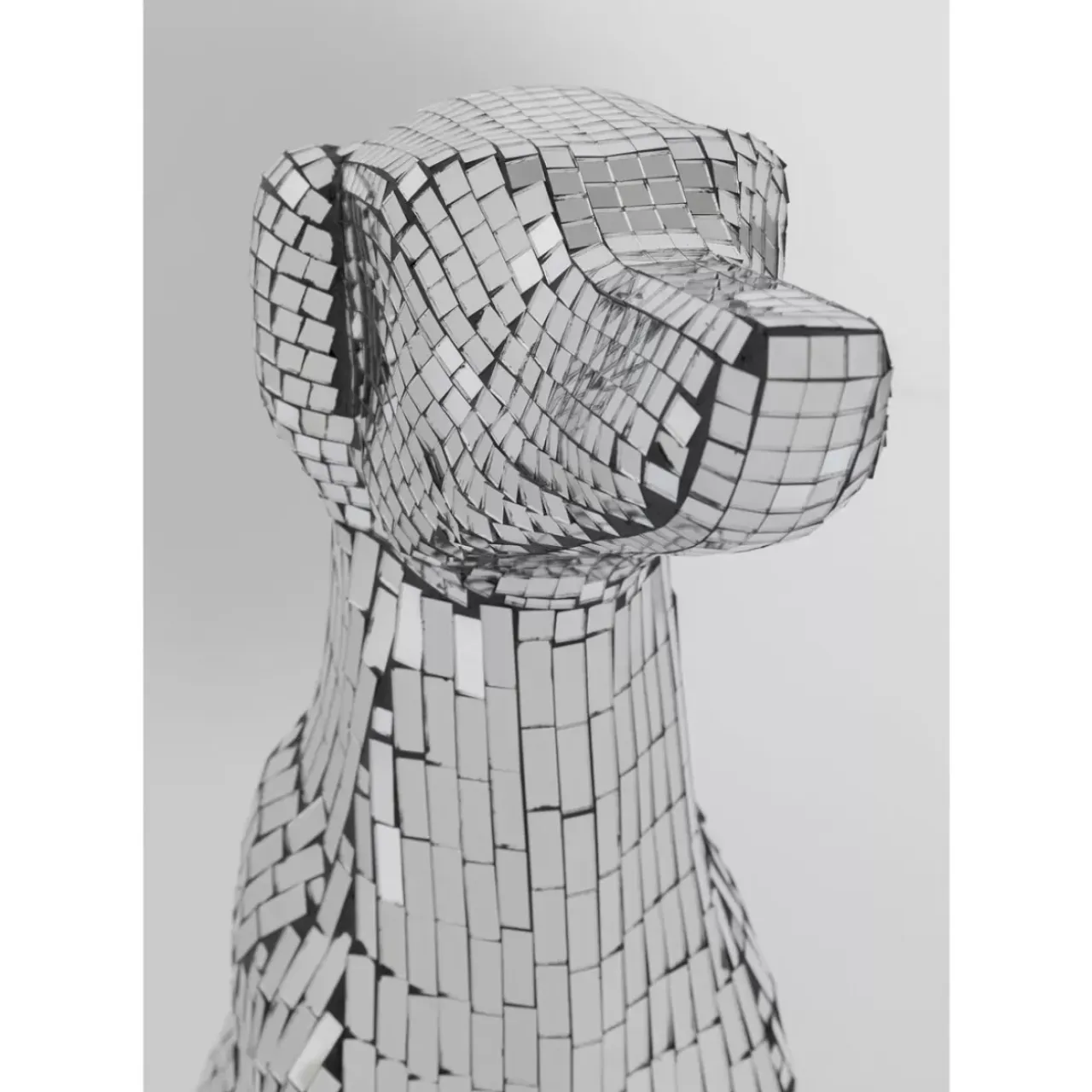 Deko & Geschenkartikel-KARE Design Deko Figur Mosaic Sitting Dog 78Cm